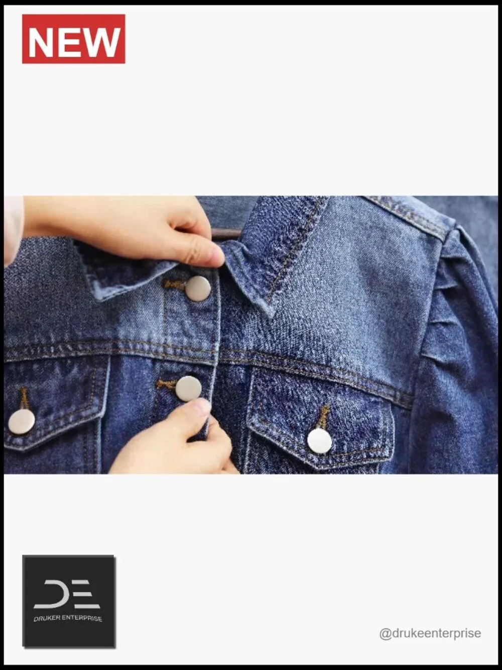 Puff Sleeve Cropped Denim Jacket Button Down Jean Jacket Western
